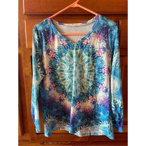 Womens Medium Long Sleeve Tee Shirt - Picture 1 of 2